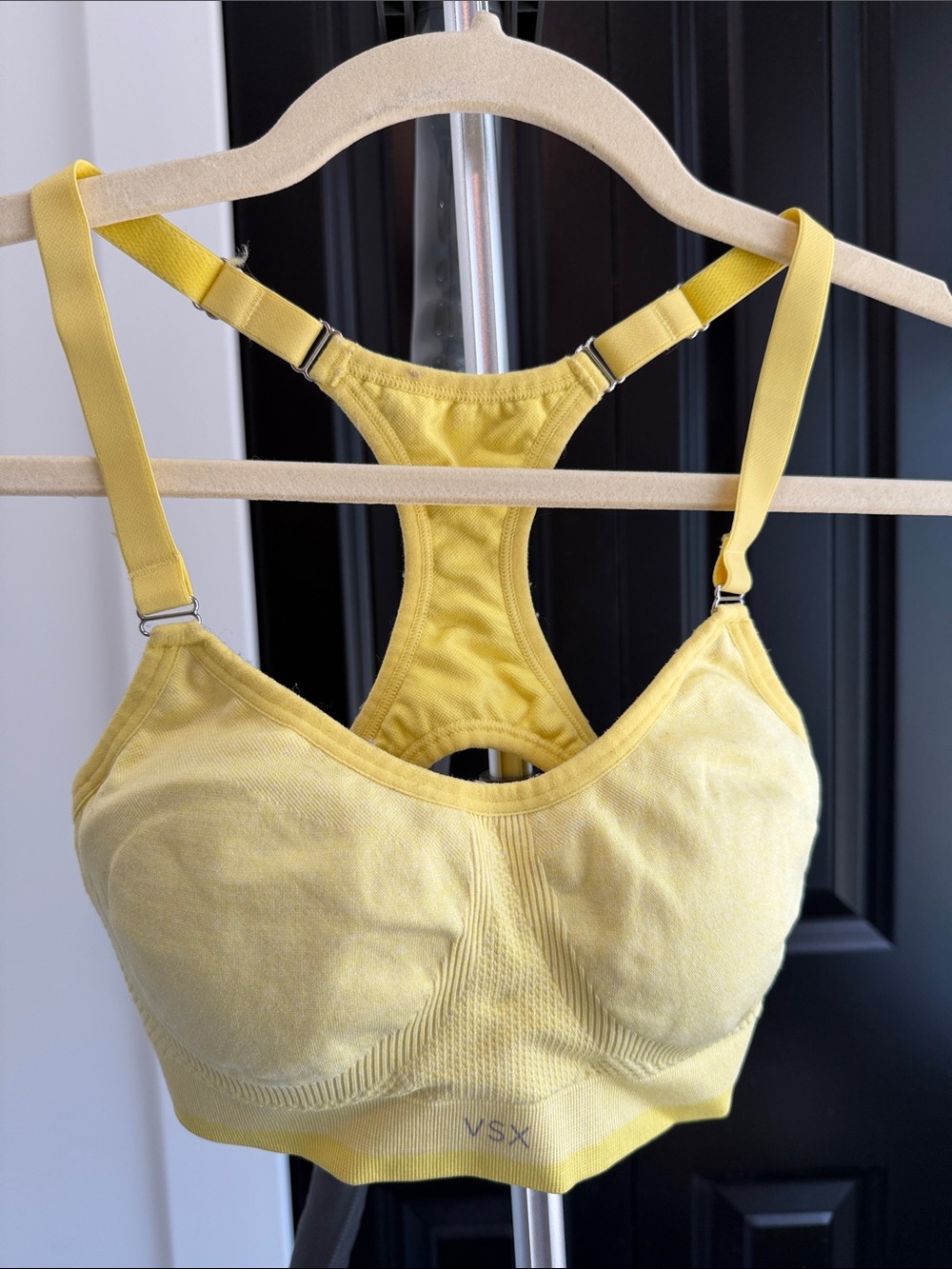 VSX Yellow Racerback Light-Impact Sports Bra